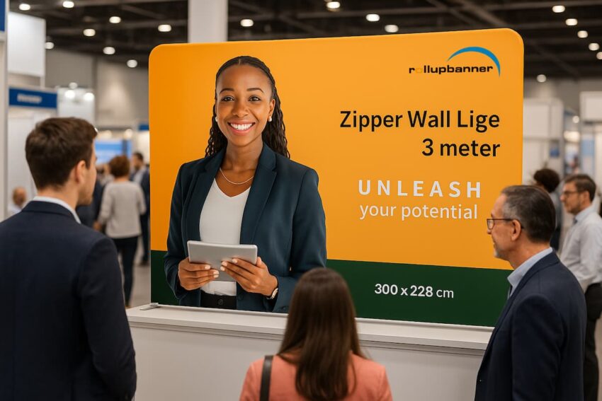 Skab blikfang til sportsevents med zipperwall messevægge og tekstilbannere